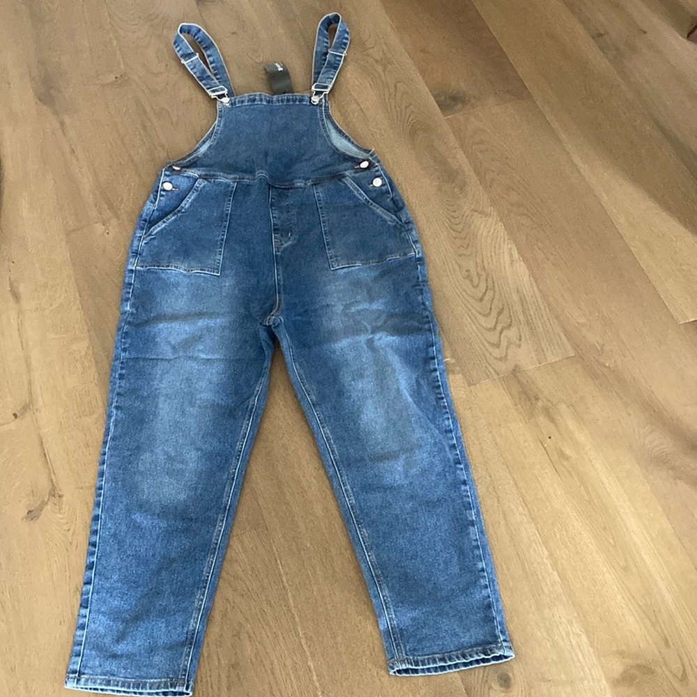 Denim overalls